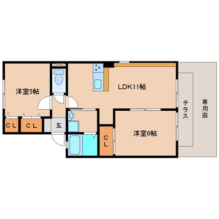 清水駅 バス17分  中央共選場前下車：停歩6分 1階の物件間取画像